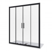 Душевая дверь Good Door Cofe WTW-TD-150-C-B КФ00014 черный/прозрачное