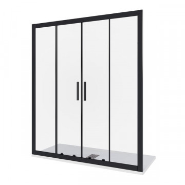 Душевая дверь Good Door Cofe WTW-TD-150-C-B КФ00014 черный/прозрачное