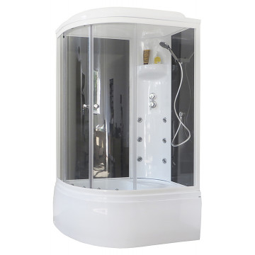 Душевая кабина Royal Bath RB8120BK3-BT-R 120x80x217 правая (черное/прозрачное)