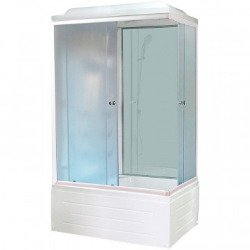 Душевая кабина Royal Bath RB8120BP6-WC-L 120x80x217 левая (белое/матовое)