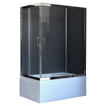 Душевой угол RB8100BP-T-CH-R 100x80х200 правый (прозрачное)