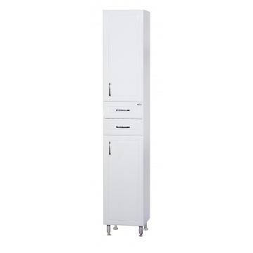 Шкаф - пенал Misty 35 R Э-05035-01БкП с бельевой корзиной
