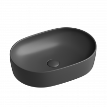 Раковина накладная Ceramica Nova Element CN6047MDH темный антрацит матовый
