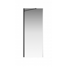 Душевая перегородка Creto Tenta 123-SP-700-C-B-8 70 черный/прозрачное