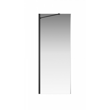 Душевая перегородка Creto Tenta 123-SP-700-C-B-8 70 черный/прозрачное