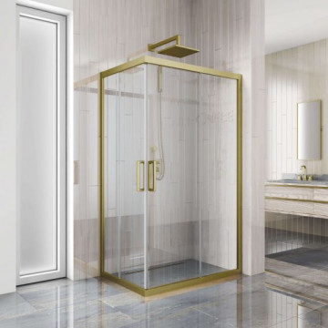 Душевой уголок Creto Tender 129-DEO-140-90-200-CLN-6BR 140х90 бронза/прозрачное