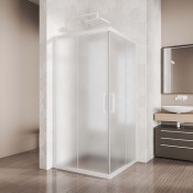 Душевой уголок Creto Divina 128-DEO-80-80-200-MAT-6WHT 80х80 белый/матовое