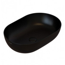 Раковина накладная Globo T-Edge B6O54.AR черный матовый