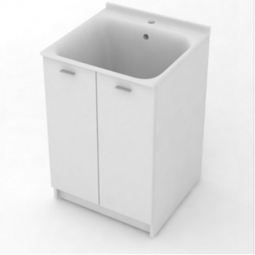 Комплект для постирочной Kerasan Aquadom 9165k3*1 белый матовый