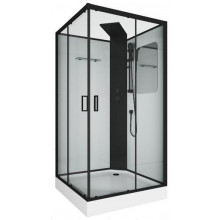 Душевая кабина Grossman Elegans GR250Q 100х100 черный/прозрачное