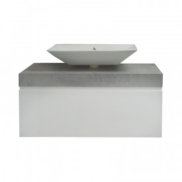 Тумба с раковиной Azario Latina CS00060591 100 белый