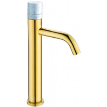 Смеситель для раковины Boheme Stick 122-G-MR золотой