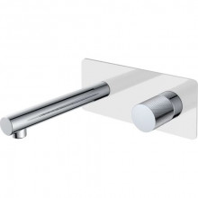 Смеситель для раковины Boheme Stick 125-WCR.2 White Touch Chrome