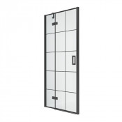 Душевая дверь New Trendy New Renoma Black D-0372A L 120 черный/прозрачное