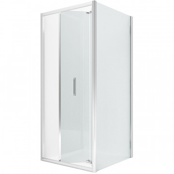 Душевой уголок New Trendy Alta D-0088A/D-0078B 90x80 хром/прозрачное