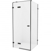 Душевой уголок New Trendy Avexa Black EXK-1602 L 120x100 черный/прозрачное