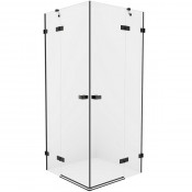 Душевой уголок New Trendy Avexa Black EXK-1620 120x80 черный/прозрачное