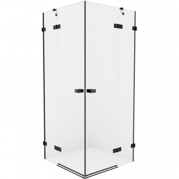 Душевой уголок New Trendy Avexa Black EXK-1608 80x80 черный/прозрачное