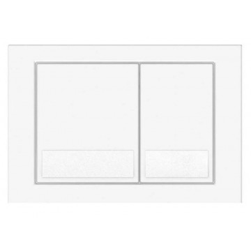 Смывная клавиша Veconi Square VFS-WH VFS001WH