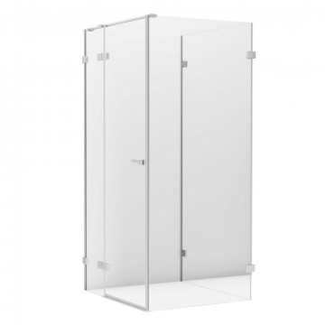 Душевой уголок New Trendy Eventa L EXK-0200 80х90 хром/прозрачное
