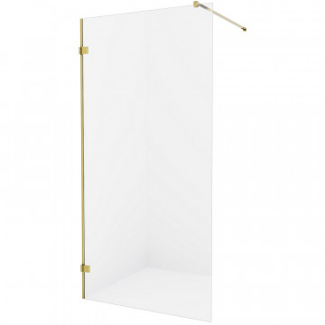 Душевая перегородка New Trendy Avexa Brushed Gold EXK-1794 90 брашированное золото/прозрачное