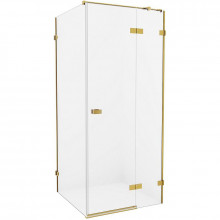 Душевой уголок New Trendy Avexa Gold EXK-1775 R 120x120 брашированное золото/прозрачное