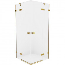 Душевой уголок New Trendy Avexa Gold EXK-1782 90x100 брашированное золото/прозрачное