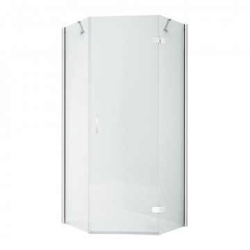 Душевой уголок New Trendy New Azura P 80x80x195 K-0560 хром/прозрачное