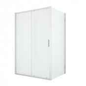 Душевой уголок New Trendy New Corrina 110x80x195 D-0182A/D-0078B хром/прозрачное