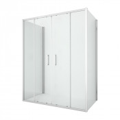 Душевой уголок New Trendy New Corrina 140x90x195 K-0483 хром/прозрачное