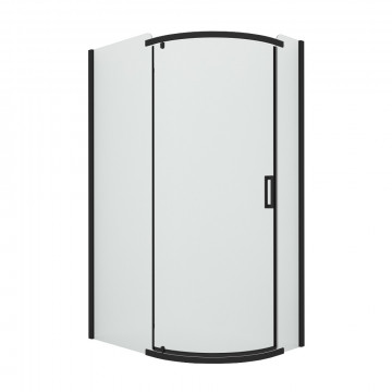 Душевой уголок New Trendy New Komfort Black 100x80x195 K-0470 черный/прозрачное