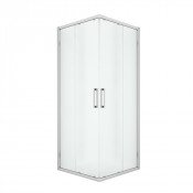 Душевой уголок New Trendy New Praktic K-0465 80х80 хром/прозрачное