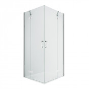 Душевой уголок New Trendy New Renoma 2D D-0104A/D-0107A 90х80 хром/прозрачное