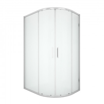 Душевой уголок New Trendy New Maxima 100x80x195 K-0577 хром/прозрачное
