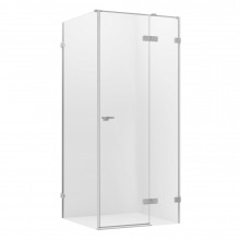 Душевой уголок New Trendy Eventa  R 80x80 EXK-0129/EXK-0139 хром/прозрачное 