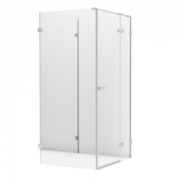 Душевой уголок New Trendy Eventa  R 80x80 EXK-0195 хром/прозрачное 