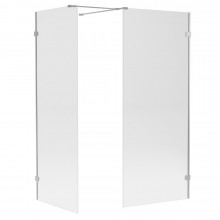 Душевой уголок New Trendy Eventa  walk-in 120x90 EXK-0234 хром/прозрачное 