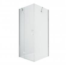Душевой уголок New Trendy New Renoma L D-0111A/D-0083B 80х80 хром/прозрачное
