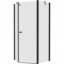 Душевой уголок New Trendy New Soleo Black K-0615 R 100x80 черный/прозрачное