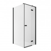 Душевой уголок New Trendy Reflexa Black R EXK-1339/EXK-0298 100x110 черный/прозрачное