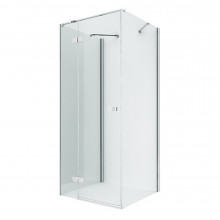 Душевой уголок New Trendy Reflexa L EXK-1245 80х80 хром/прозрачное
