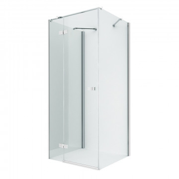 Душевой уголок New Trendy Reflexa L EXK-1245 80х80 хром/прозрачное