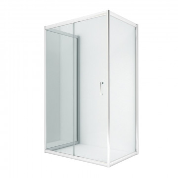 Душевой уголок New Trendy New Varia K-0512 120х80 хром/прозрачное