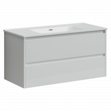 Тумба под раковину Sancos Libra LB100W 99 белый глянец