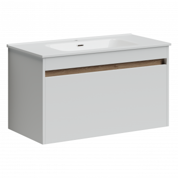 Тумба под раковину Sancos Smart SM90W 89 подвесная белая