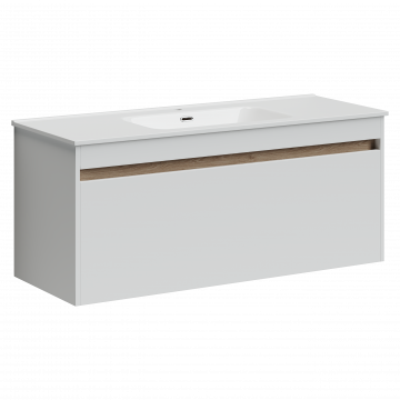 Тумба под раковину Sancos Smart SM120-1W 119 подвесная белая
