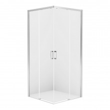 Душевой уголок New Trendy Prime  D-0294A/D-0295A 80х80 хром/прозрачное