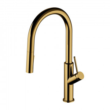 Смеситель для мойки Omnires Bend BE6455GL золото