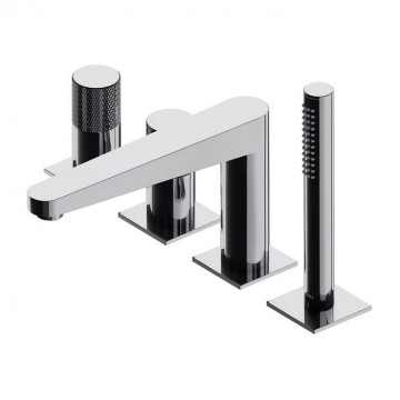 Смеситель на борт ванны Omnires Contour CT8032CR хром
