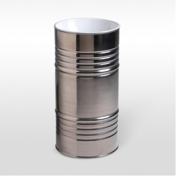Раковина свободностоящая Kerasan Artwork Barrel 4742K44 белый/платина